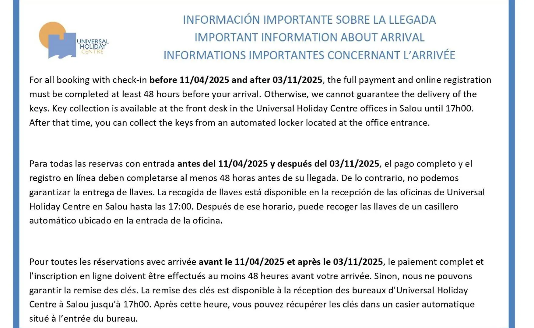 Uhc Santillana Family Complex Salou Spain